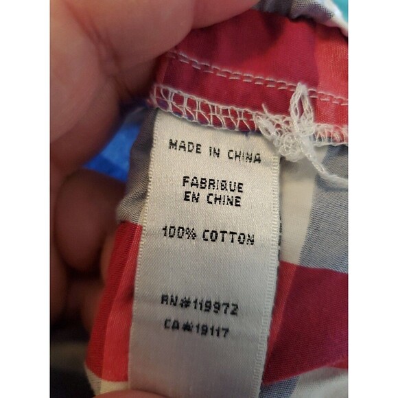 Parish Nation Shirt Y2K Mens L Check Embroidered Patchwork Hip Hop Streetwear - Picture 4 of 16